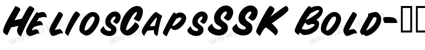 HeliosCapsSSK Bold字体转换